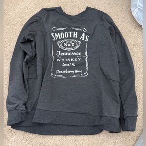Gray Graphic Sweatshirt